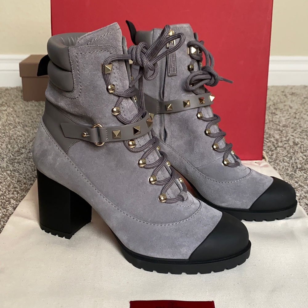 Valentino heeled combat boot [unworn]
